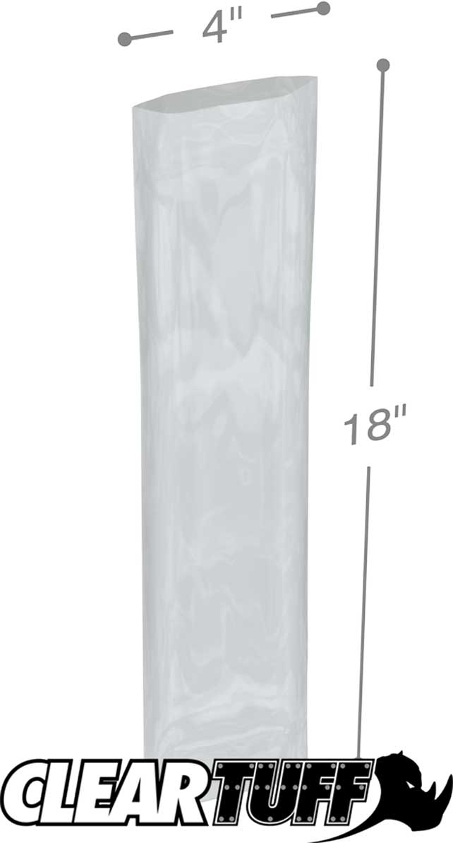 4 x 18 3 mil Poly Bags