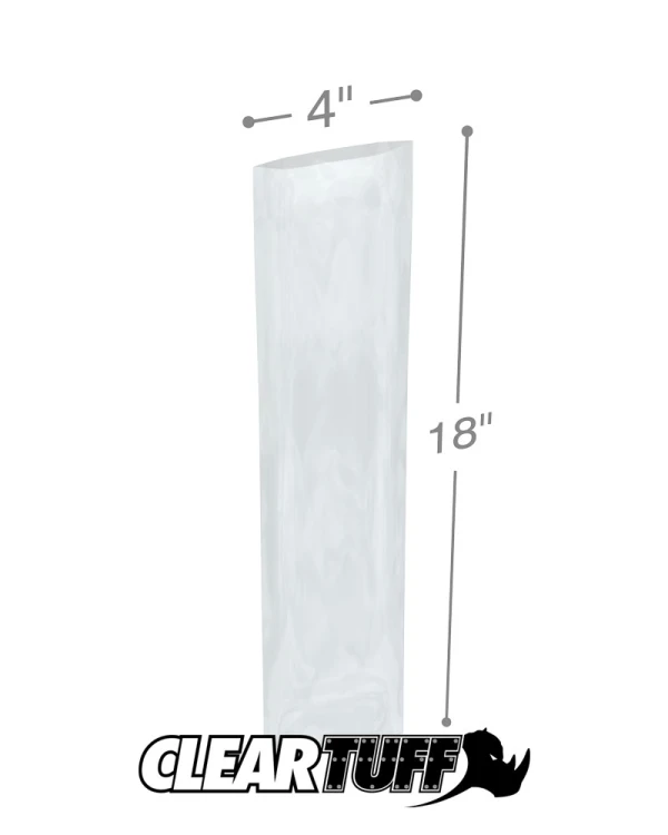 4 x 18 4 mil Poly Bags 4 x 18 4 mil Poly Bags
