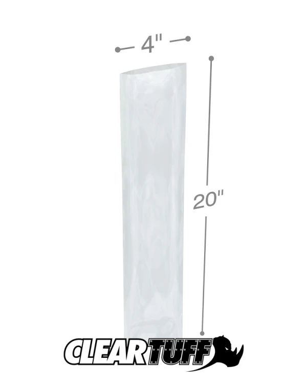 4 x 20 4 mil Poly Bags 4 x 20 4 mil Poly Bags