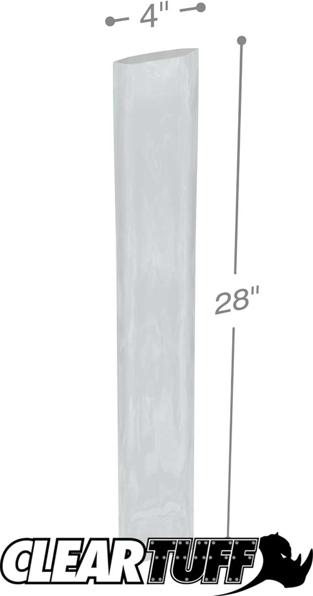 4 x 28 2 mil Poly Bags