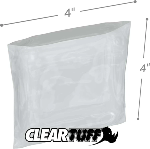 4 x 4 6 mil Poly Bags 4 x 4 6 mil Poly Bags