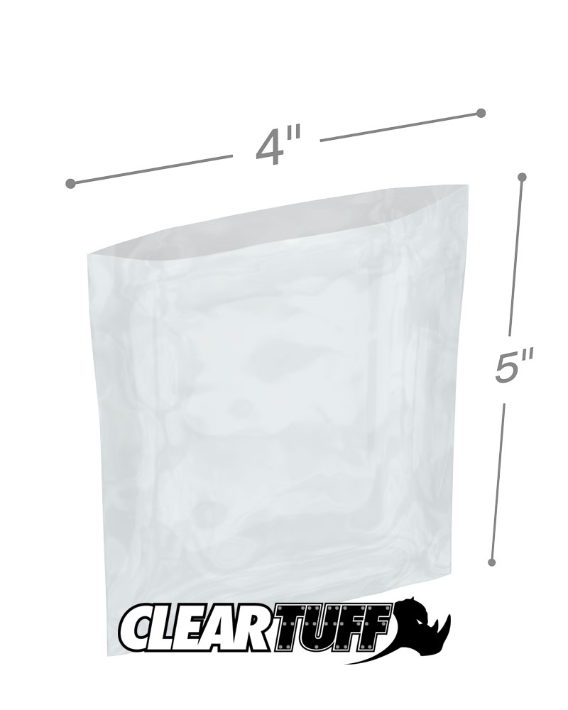 4 x 5 1.5 mil Poly Bags