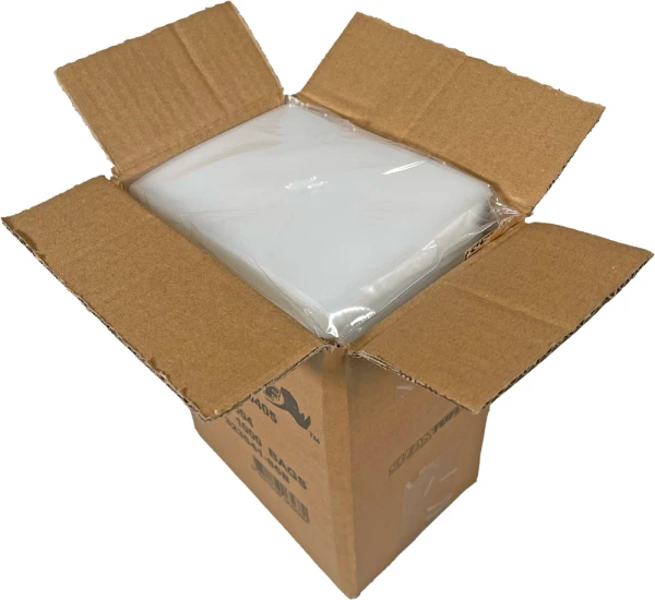 4 x 5 4 Mil Flat Poly Bags Case Case of 4 Mil 4 x 5 Poly Bags