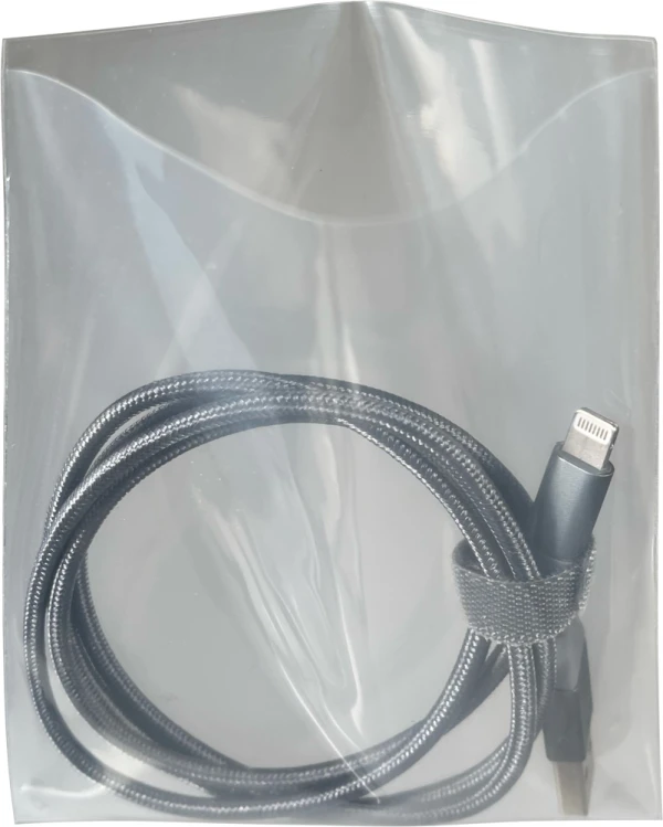 4 x 5 4 Mil Flat Poly Bags with Packaged Product Packaged Product Inside of 4 Mil 4 x 5 Poly Bags