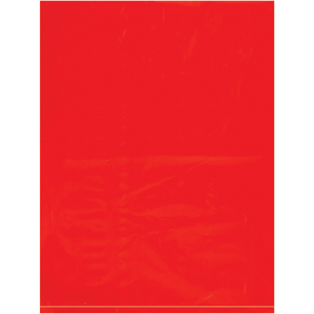 4 x 6 2 mil red poly bags
