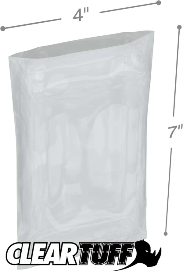 4 x 7 6 mil Poly Bags 4 x 7 6 mil Poly Bags