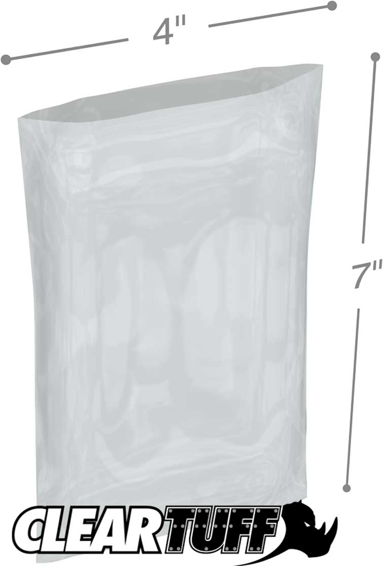 4 x 7 6 mil Poly Bags