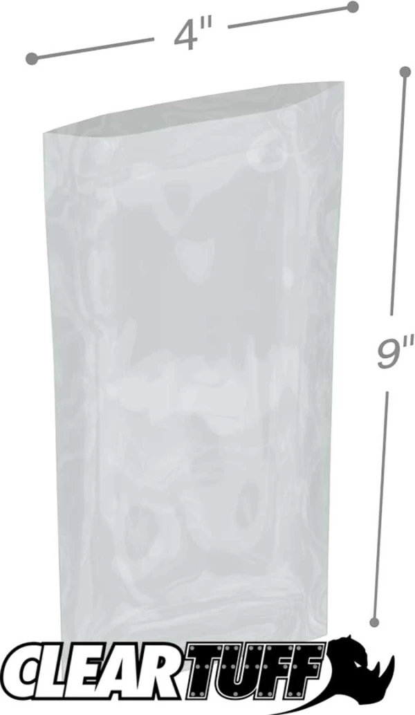 4 x 9 2 mil Poly Bags