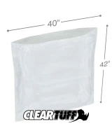 Clear 40 x 42 1.5 mil Poly Bags