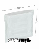 Clear 40 x 42 2 mil Poly Bags