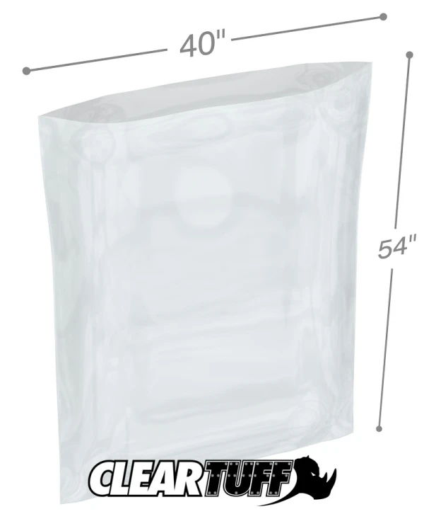 40 x 54 2 mil Poly Bags
