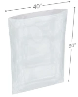 Clear 40 x 60 1.5 mil Poly Bags