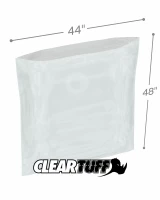 Clear 44 x 48 2 mil Poly Bags
