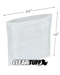 44" x 48" 4 Mil Flat Poly Bags
