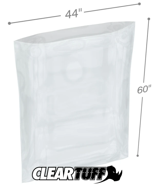 44 x 60 3 mil Poly Bags Cler 44 x 60 3 mil Poly Bags