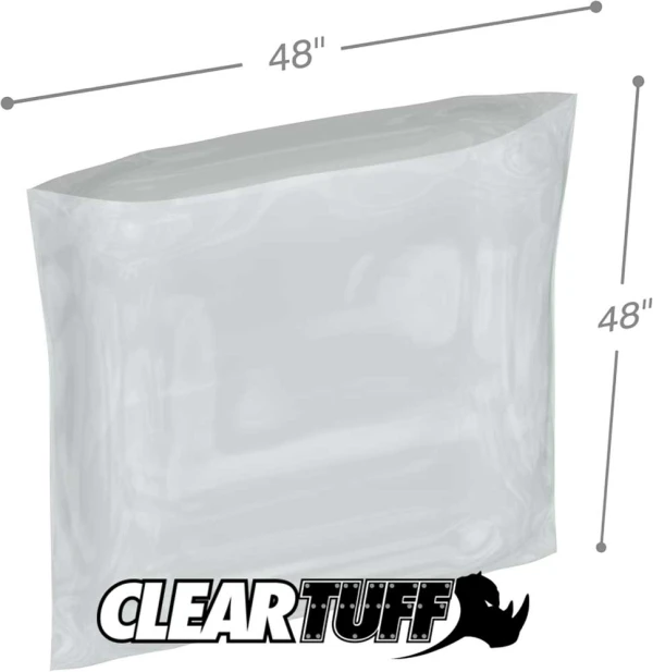 48 x 48 6 mil Poly Bags 48 x 48 6 mil Poly Bags