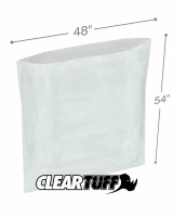 Clear 48 x 54 3 mil Poly Bags