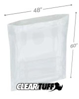 Clear 48 x 60 1.5 mil Poly Bags