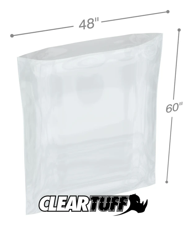 48 x 60 2 mil Poly Bags