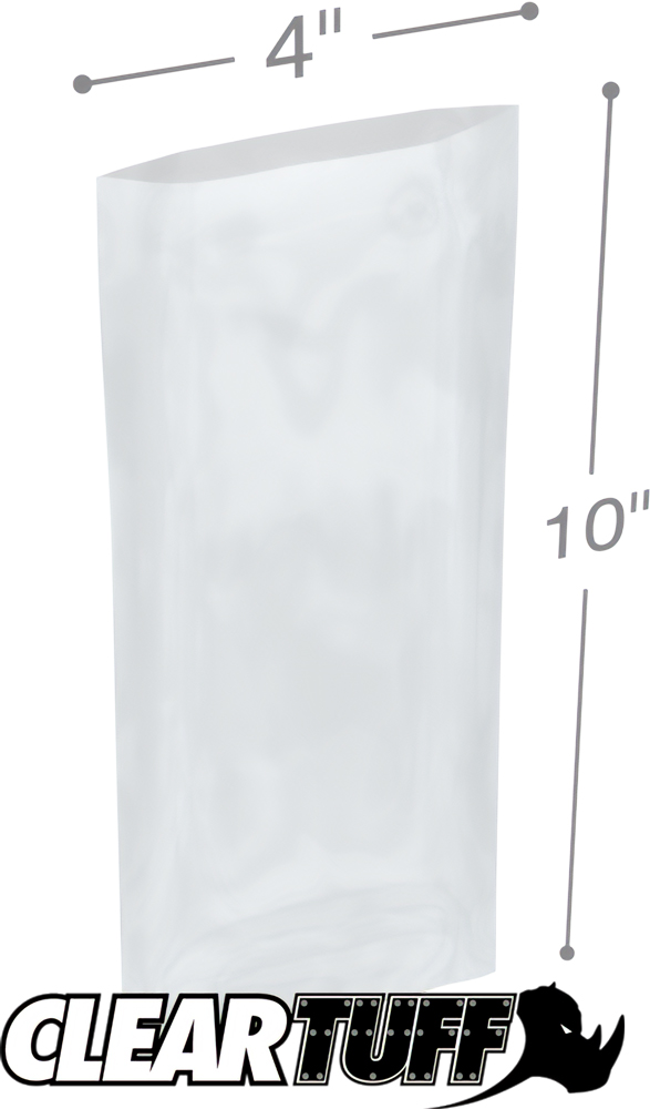4 x 10 2 mil Poly Bags 4 x 10 2 mil Poly Bags