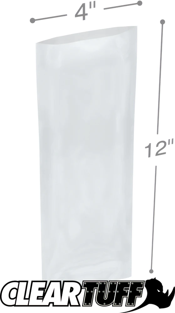 4 x 12 2 mil Poly Bags