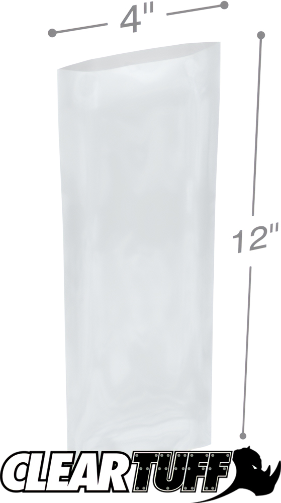 4 x 12 2 mil Poly Bags