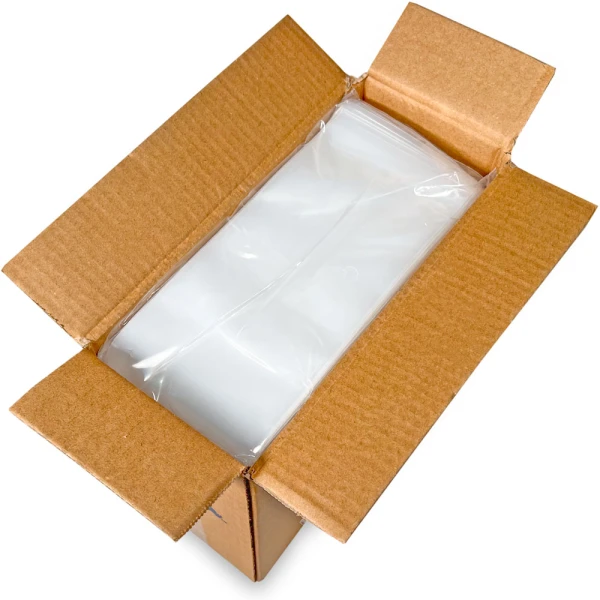 4x18 2 Mil Flat Poly Bags Case 2 Mil 4 x 18 Poly Bags Master Case