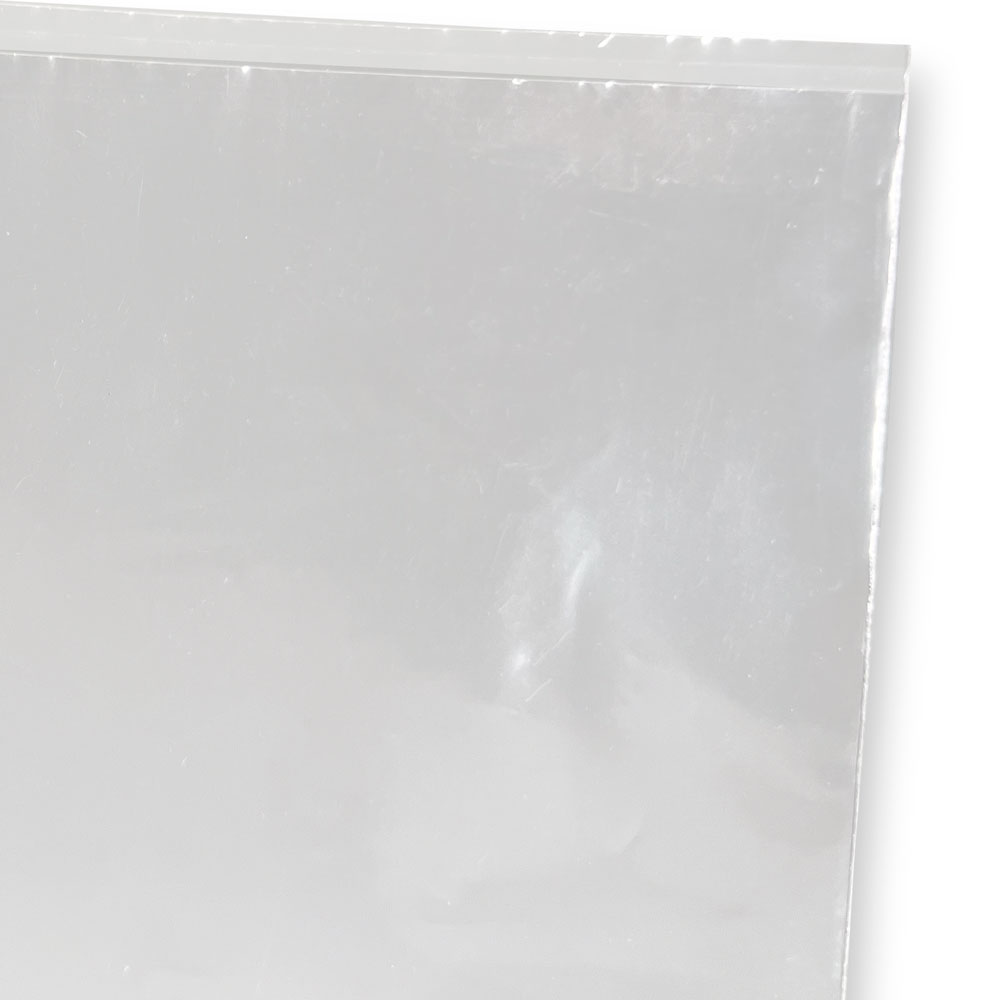 2 Mil 4 x 18 Poly Bags Offset Lip