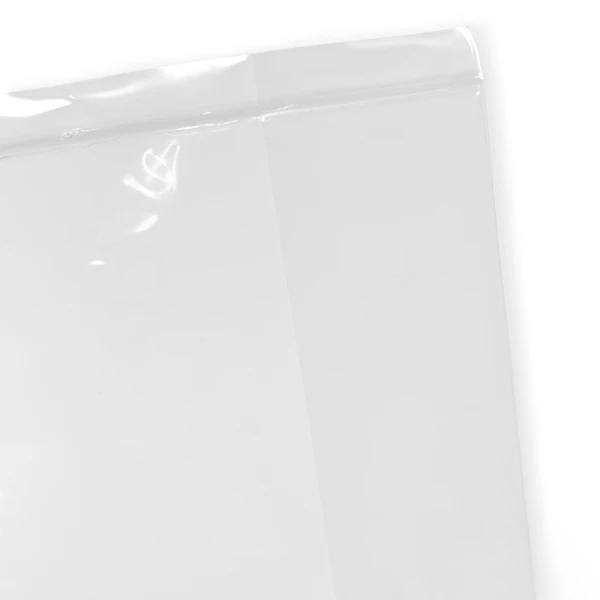 4 x 2 x 8 2 Mil Gusseted Poly Bags Bottom Seal Close up of 4 x 2 x 8 2 Mil Gusseted Poly Bags Bottom Seal