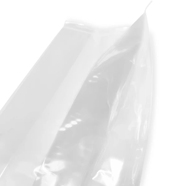 4 x 2 x 8 2 Mil Gusseted Poly Bags Side Gusset Close up of 4 x 2 x 8 2 Mil Gusseted Poly Bags Side Gusset