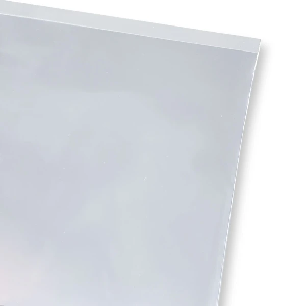 4 x 8 4 Mil Flat Poly Bags Offset Lip Offset Lip of 4 Mil 4 x 8 Poly Bags