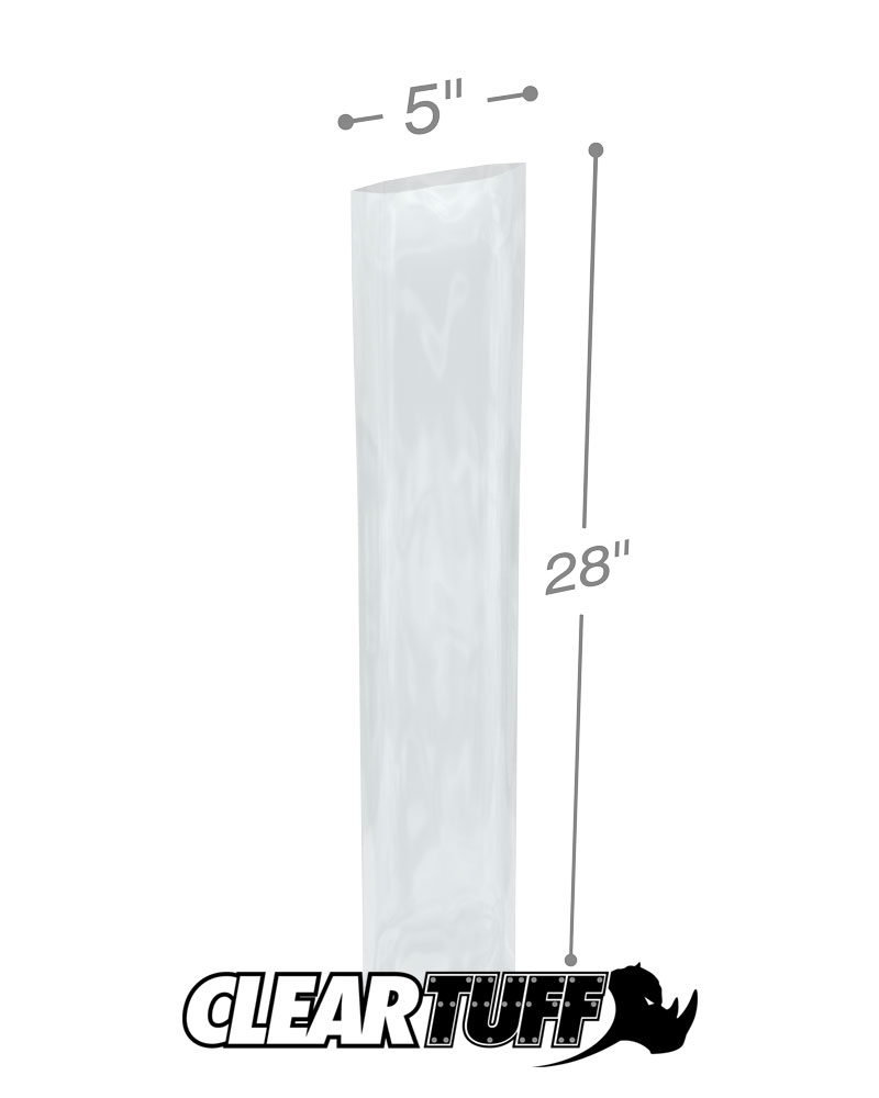 5 x 28 4 mil Poly Bags