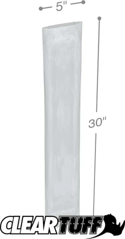 5" x 30" 4 Mil Flat Poly Bags
