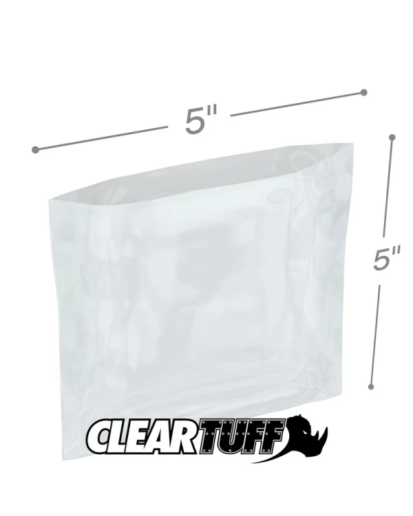 5 x 5 3 mil Poly Bags 5 x 5 3 mil Poly Bags
