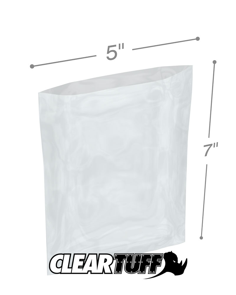 5 x 7 3 mil Poly Bags
