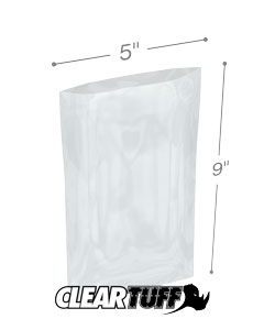 50pc Clear 5" x 24" Flat 2 Mil Poly Plastic Open Top Bags FREE SHIPPING!! Details about   NEW 