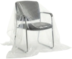 50x45 1Mil Poly Furniture Cover Bags - 26" Chair