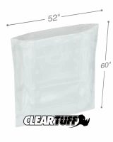 Clear 52 x 60 4 mil Poly Bags