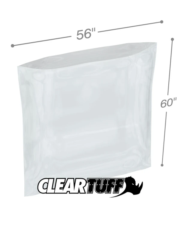 56 x 60 1.25 mil Poly Bags 56 x 60 1.25 mil Poly Bags