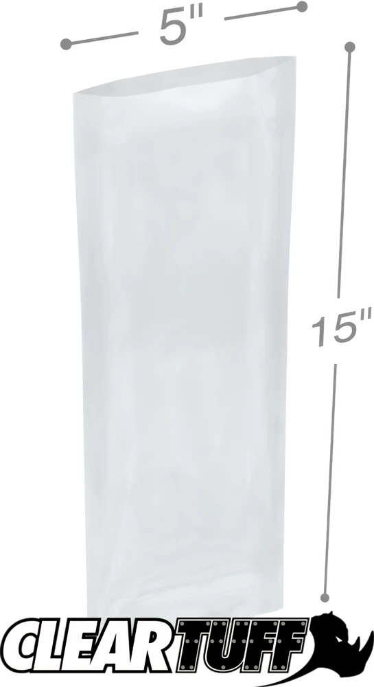 5 x 15 2 mil Poly Bags