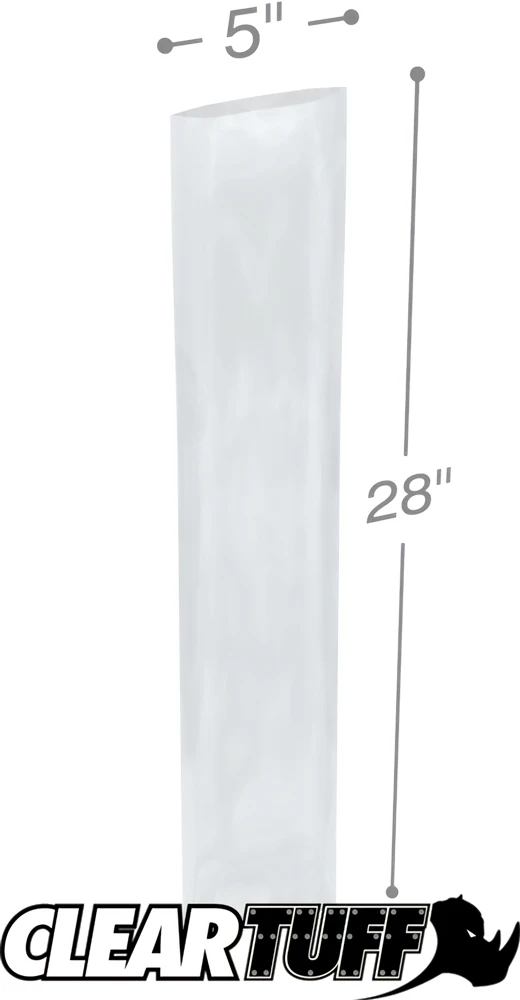 5 x 28 2 mil Poly Bags