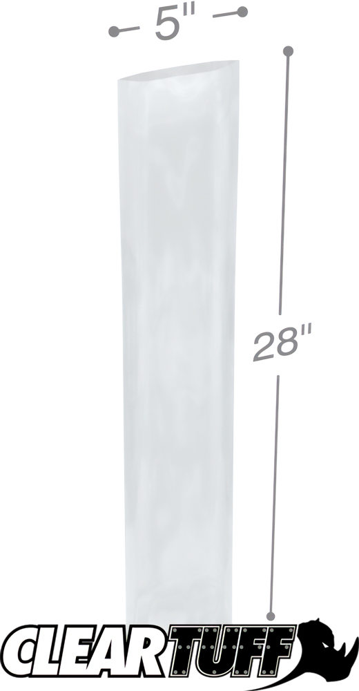 5 x 28 2 mil Poly Bags
