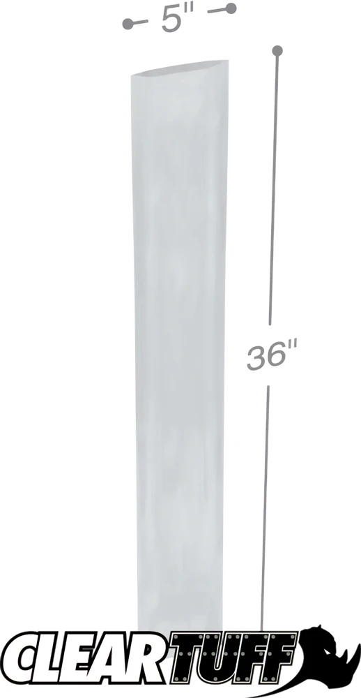 5 x 36 2 mil Poly Bags 5 x 36 2 mil Poly Bags