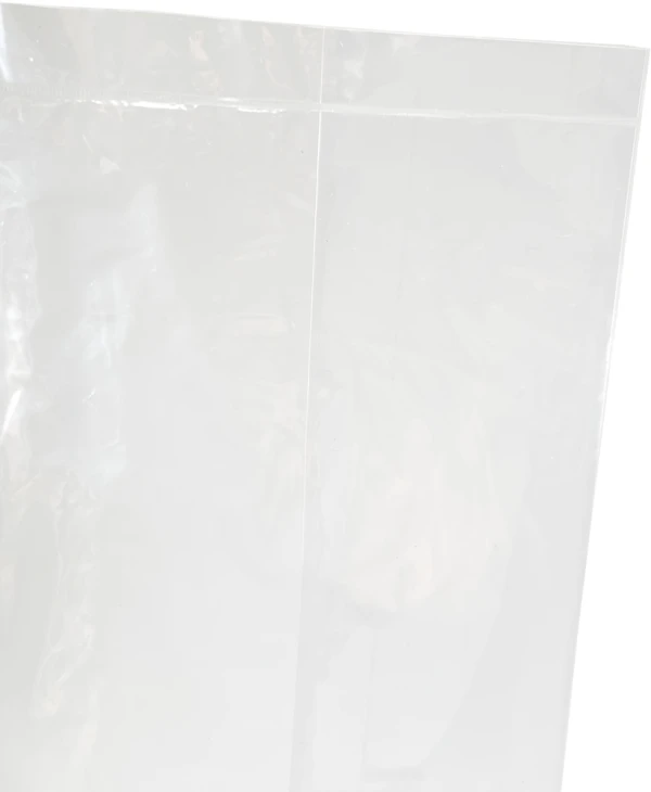 5 x 3 x 15 1 Mil Gusseted Poly Bags Bottom Seal Bottom Seal of 5 x 3 x 15 .001 Plastic Gusseted Bags