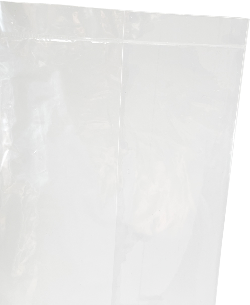 Bottom Seal of 5 x 3 x 15 .001 Plastic Gusseted Bags