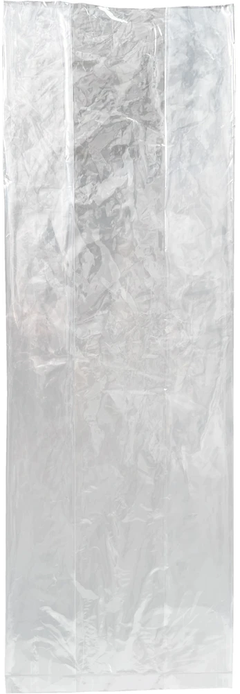5 x 3 x 15 1 Mil Gusseted Poly Bags 5 x 3 x 15 .001 Plastic Gusseted Bags
