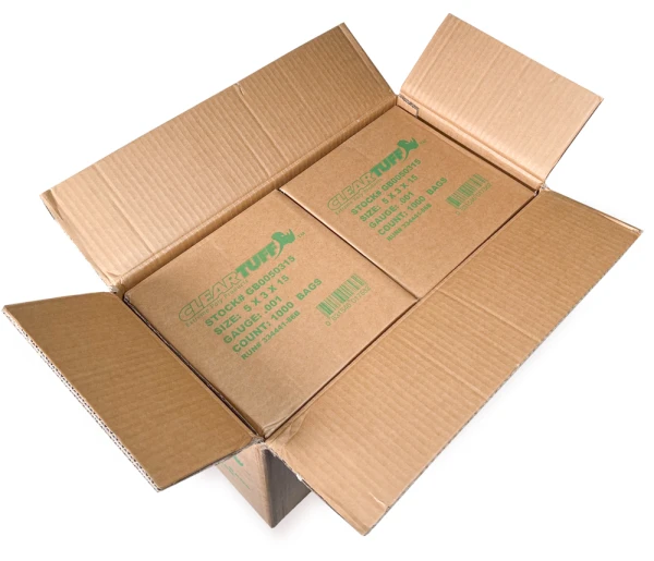 5 x 3 x 15 1 Mil Gusseted Poly Bags Mastercase 5 x 3 x 15 .001 Plastic Gusseted Bags Master Case