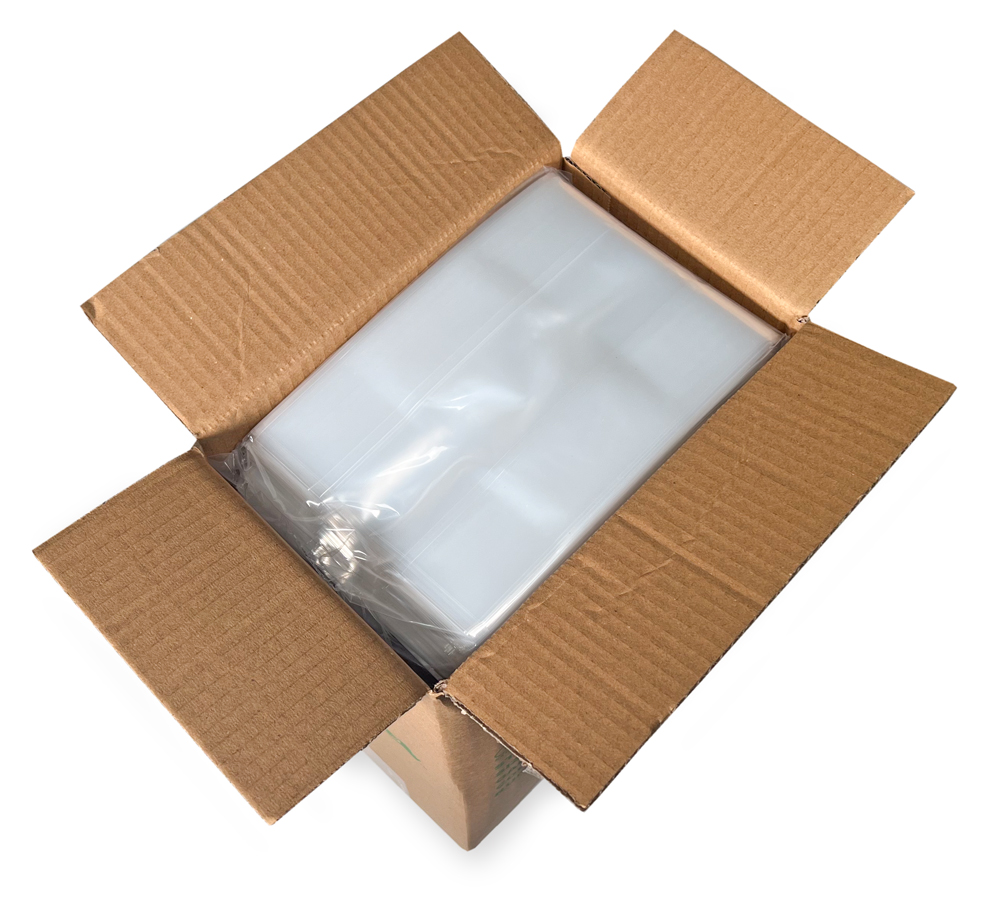 Case of 5 x 3 x 15 .0015 Plastic Gusseted Bags