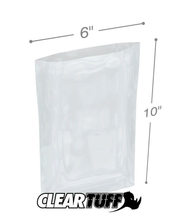 6 x 10 1 mil Poly Bags