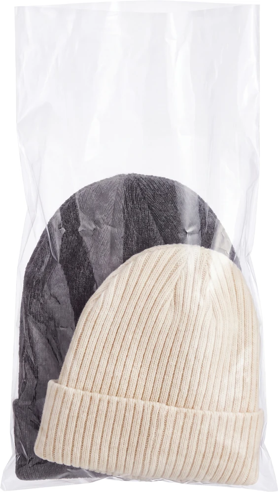 6 x 14 1 Mil Flat Poly Bags Beanies in 1 Mil 6 x 14 Poly Bags